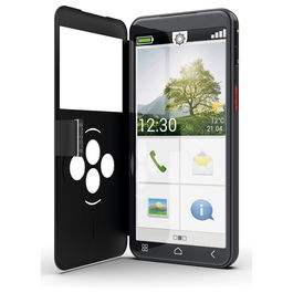 Emporia SMART.7 Lite Smartphone Desbloqueado - 6 GB RAM, 128 GB de Almacenamiento, Color Negro (Black)