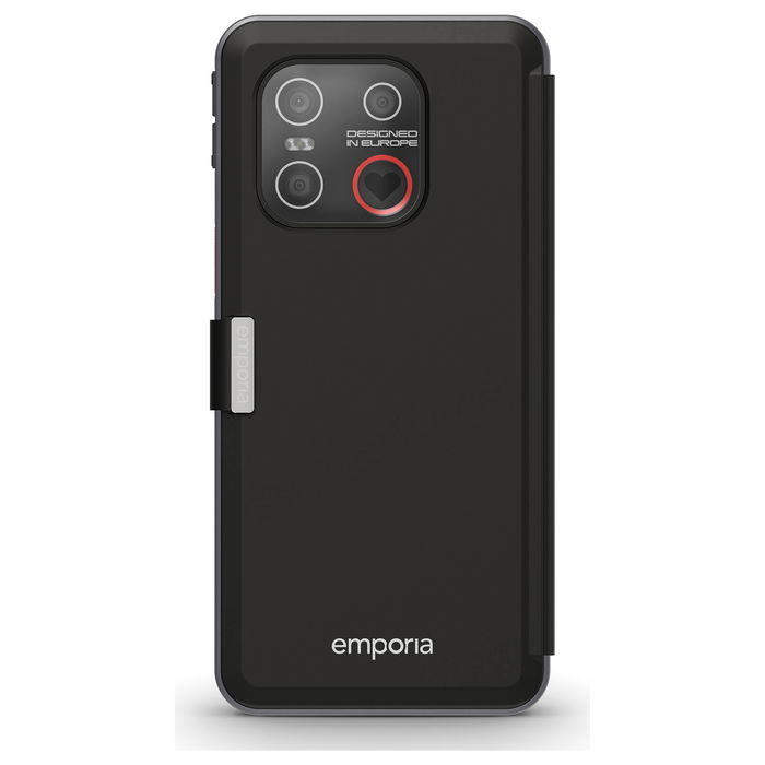 Emporia SMART.7 Lite Smartphone Desbloqueado - 6 GB RAM, 128 GB de Almacenamiento, Color Negro (Black)