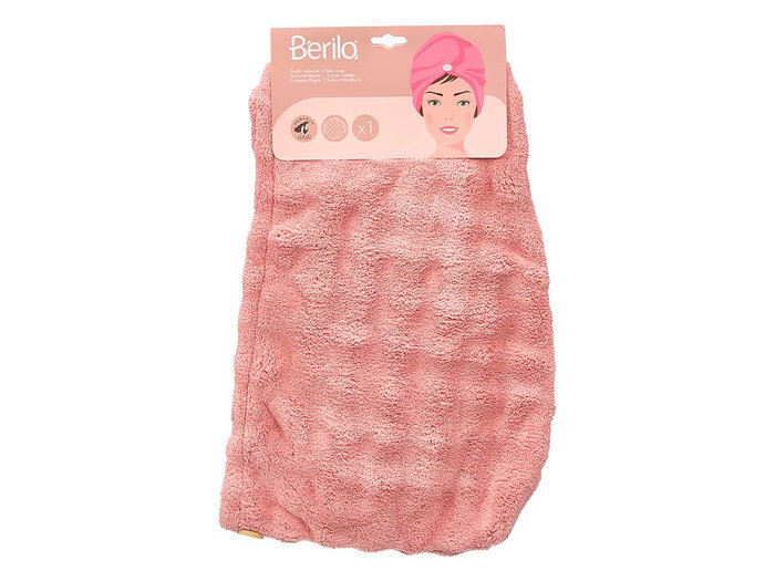 BERILO Surtido de 24 Toallas para el Pelo en Azul, Rosa y Verde