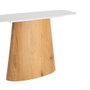 Consola Beige Piedra Piedra Sinterizada 120 X 40 X 77 cm