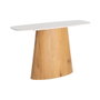 Consola Beige Piedra Piedra Sinterizada 120 X 40 X 77 cm