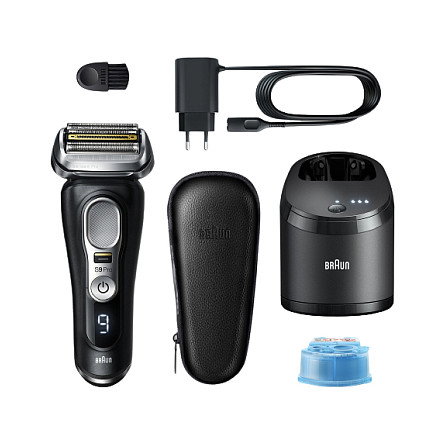Braun Serie 9 Pro 9460cc Máquina de Afeitar de Láminas Negra Hombre - 60 min Autonomía