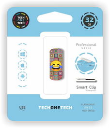 Memoria Usb 32Gb Tech-One-Tech Emoji Me Parto 2.0 (Incluye Canon Lpi De 0.24 )