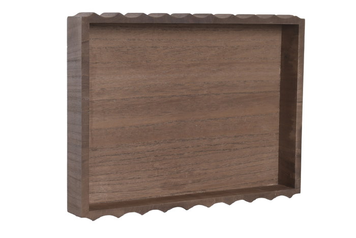 DKD Home Decor Bandeja de MDF Marrón 40x30x5 cm, Pack de 2 unidades DKD Home Decor Bandeja de MDF Marrón 40x30x5 cm, Pack de 2 unidades