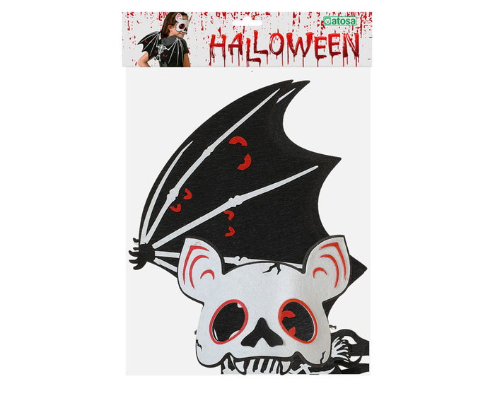 Accesorio de Muñeco Vampiro con Alas y Máscara para Halloween y Fiestas de Disfraces Accesorio de Muñeco Vampiro con Alas y Máscara para Halloween y Fiestas de Disfraces