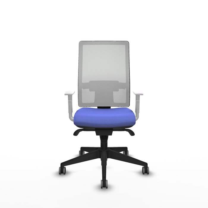 PIQUERAS Y CRESPO Silla de oficina Horna con mecanismo Sincro, Azul claro y Blanco PIQUERAS Y CRESPO Silla de oficina Horna con mecanismo Sincro, Azul claro y Blanco