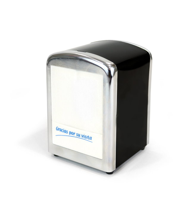 My Bar Servilletero Hostelería Black 9,9 x 11,3 x 14,6 cm (12 Unidades)