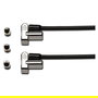 Kensington Notebookschloss 3en1 Twin Head - Candado con cable universal de seguridad para portátil, acero al carbono, llave incluida