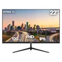 Nilox Monitor NXM22FHD1202 21.5" (54.6 cm) IPS Full HD 1920x1080 120Hz 4ms 250cd/m² con VESA 75x75, Negro, Puertos HDMI y VGA