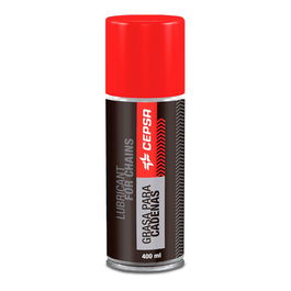 Cepsa Grasa Lubricante para Cadenas de Motos, Ciclomotores y Bicicletas, Protección contra Corrosión, 400 ml