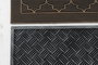 Felpudo Terraza Y Jardin DKD Home Decor Negro Plateado 45.5 x 0.2 x 75.5 cm (2 Unidades)