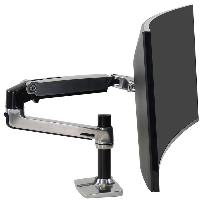 Ergotron LX Series Brazo de Montaje para Monitor de Sobremesa - Soporta hasta 11.3 kg y Pantallas de 34" (86.4 cm), Negro