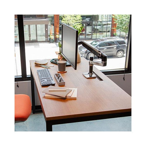 Ergotron LX Series Brazo de Montaje para Monitor de Sobremesa - Soporta hasta 11.3 kg y Pantallas de 34" (86.4 cm), Negro