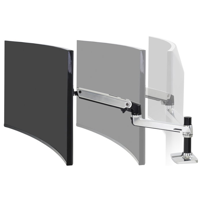 Ergotron LX Series Brazo de Montaje para Monitor de Sobremesa - Soporta hasta 11.3 kg y Pantallas de 34" (86.4 cm), Negro