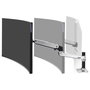 Ergotron LX Series Brazo de Montaje para Monitor de Sobremesa - Soporta hasta 11.3 kg y Pantallas de 34" (86.4 cm), Negro