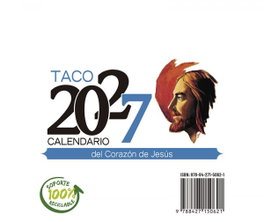 Mensajero Taco 2027 Notas con Soporte Sagrado Corazón Jesús