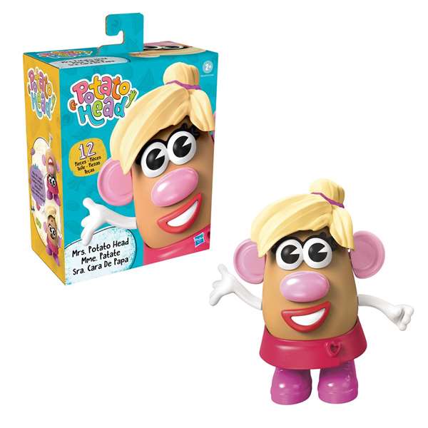 Playskool Mrs. Potato Head F9418 Juego de Figuras para Crear Caras Divertidas +2 Años Playskool Mrs. Potato Head F9418 Juego de Figuras para Crear Caras Divertidas +2 Años