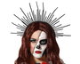 Tiara Negra Con Puntas Para Disfraz De Catrina Y Día De Los Muertos
