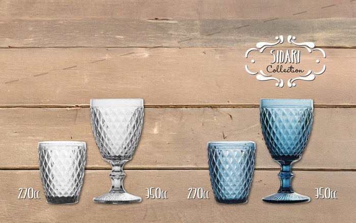 La Mediterranea Vaso Sidari 270cc Transparente