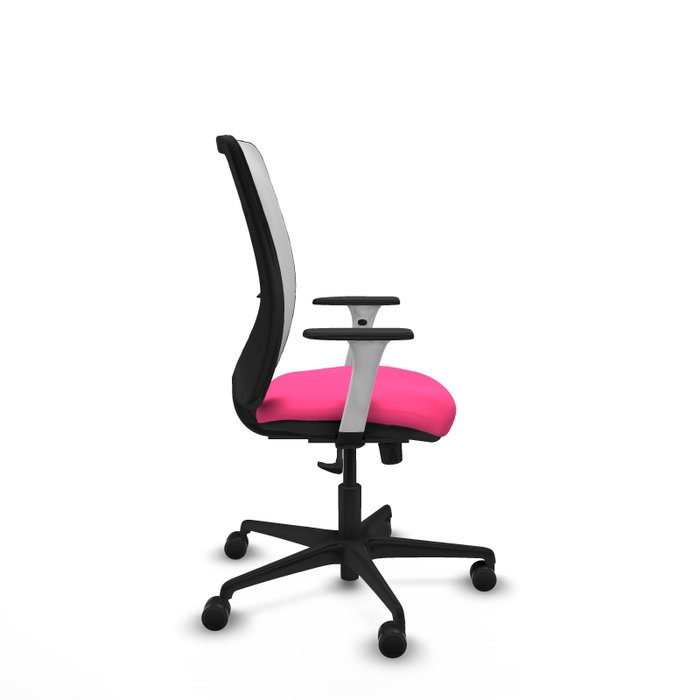 PIQUERAS Y CRESPO Silla de oficina Zulema Rosa y Blanco PIQUERAS Y CRESPO Silla de oficina Zulema Rosa y Blanco