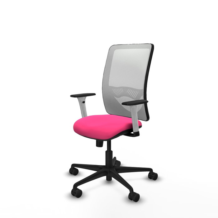 PIQUERAS Y CRESPO Silla de oficina Zulema Rosa y Blanco PIQUERAS Y CRESPO Silla de oficina Zulema Rosa y Blanco