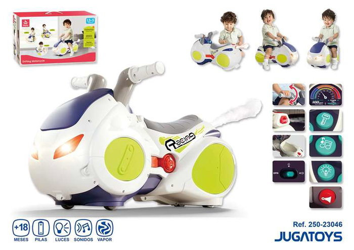 Hola Correpasillos Moto Racing con luces y sonidos