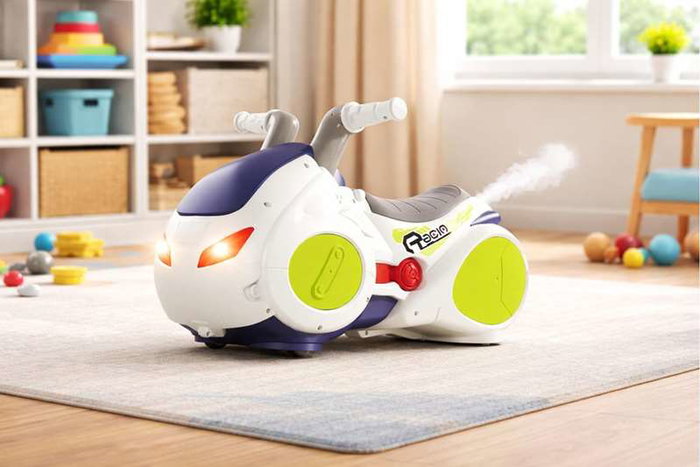 Hola Correpasillos Moto Racing con luces y sonidos