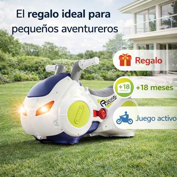 Hola Correpasillos Moto Racing con luces y sonidos