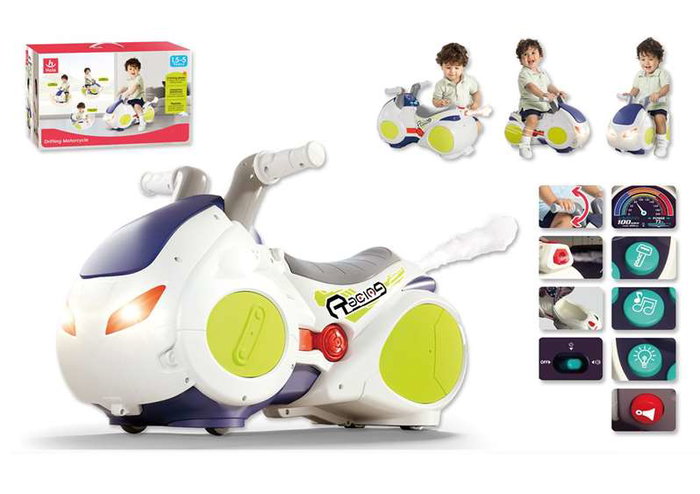 Hola Correpasillos Moto Racing con luces y sonidos
