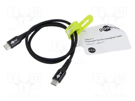 GOOBAY Cable USB 2.0 a USB C de 0,5m Negro