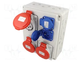SPAMEL Cuadro de distribución 6mm2 IP54