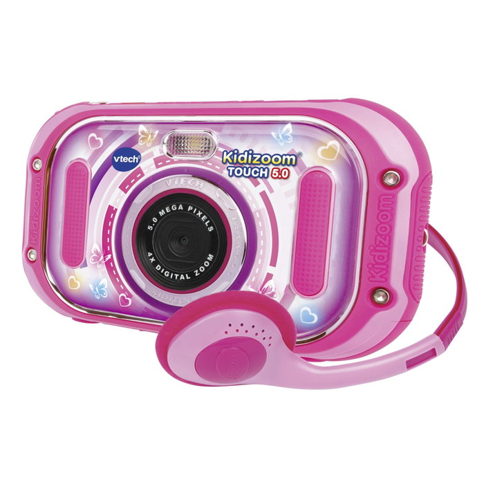 VTech KidiZoom Touch 5.0 Cámara digital Rosa con pantalla táctil de 3.5 pulgadas VTech KidiZoom Touch 5.0 Cámara digital Rosa con pantalla táctil de 3.5 pulgadas