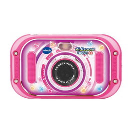 VTech Kidizoom Touch 5.0 Cámara Digital para Niños de 5 a 12 Años Rosa, Pantalla Táctil 3.5", 5 MP, Grabación de Video, Incluye Pilas, Correa y Auriculares