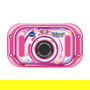 VTech Kidizoom Touch 5.0 Cámara Digital para Niños de 5 a 12 Años Rosa, Pantalla Táctil 3.5", 5 MP, Grabación de Video, Incluye Pilas, Correa y Auriculares