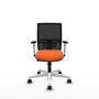 PIQUERAS Y CRESPO Silla de oficina Yunquera Naranja y Negro