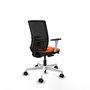 PIQUERAS Y CRESPO Silla de oficina Yunquera Naranja y Negro