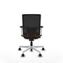 PIQUERAS Y CRESPO Silla de oficina Yunquera Naranja y Negro