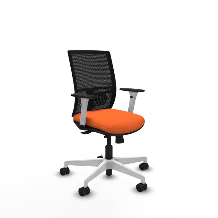 PIQUERAS Y CRESPO Silla de oficina Yunquera Naranja y Negro PIQUERAS Y CRESPO Silla de oficina Yunquera Naranja y Negro