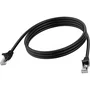 Vision TC 2MCAT6A/BL Cable de Red 2 m Cat6a U/UTP (UTP) 10 Gbps, Conectores RJ-45 Macho Rectos, Negro