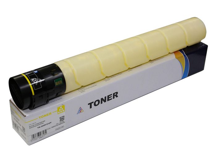CoreParts TN-324Y TN-512Y Tóner para Konica Minolta Bizhub C258, C308, C368, C454, C554, C454e, C554e - Rendimiento Original CoreParts TN-324Y TN-512Y Tóner para Konica Minolta Bizhub C258, C308, C368, C454, C554, C454e, C554e - Rendimiento Original
