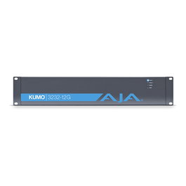 AJA KUMO 3232-12G Router de Video 12G-SDI 32x32 BNC Compacto, Ancho de Banda 12 Gbit/s, Distancia 405 m, Gris