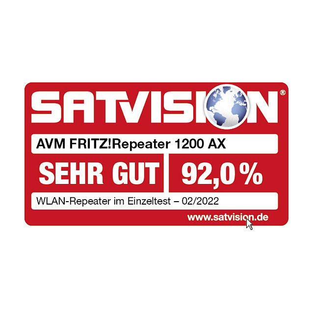 AVM FRITZ!Repeater 1200 AX Repeater WLAN Wifi 6 3000 Mbit/s AVM FRITZ!Repeater 1200 AX Repeater WLAN Wifi 6 3000 Mbit/s
