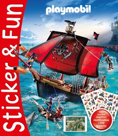 BOOK'N'APP, PLAYMOBIL PIRATAS.(STICKER&amp;FUN)