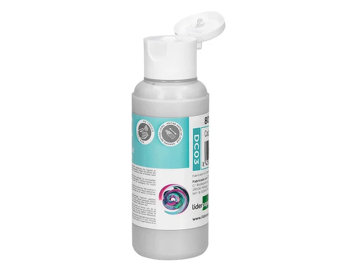 Liderpapel Pintura Acrílica 80 ml Blanco Multisuperficie Bote