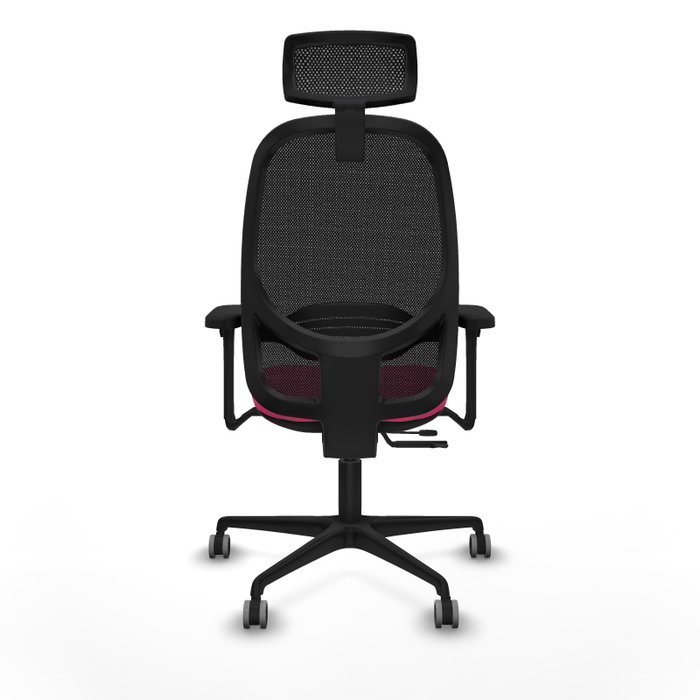 PIQUERAS Y CRESPO Silla de oficina Cilanco Rosa con Malla Negra PIQUERAS Y CRESPO Silla de oficina Cilanco Rosa con Malla Negra
