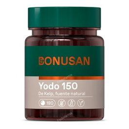BONUSAN Yodo 150Mcg (Kelp) 180 Comp. | Complemento alimenticio para función cognitiva normal