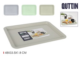 Quttin Bandeja Metal para Servir 48 cm x 33.5 cm (12 Unidades)