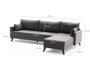 Atelier Del Sofa Sofá Esquinero Derecho Anthracite