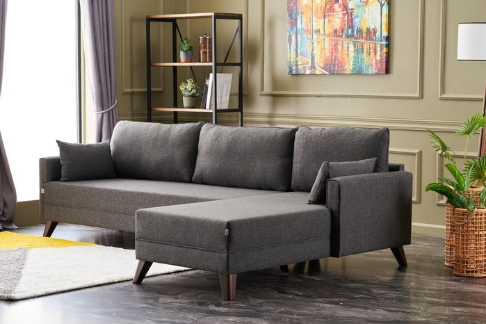 Atelier Del Sofa Sofá Esquinero Derecho Anthracite