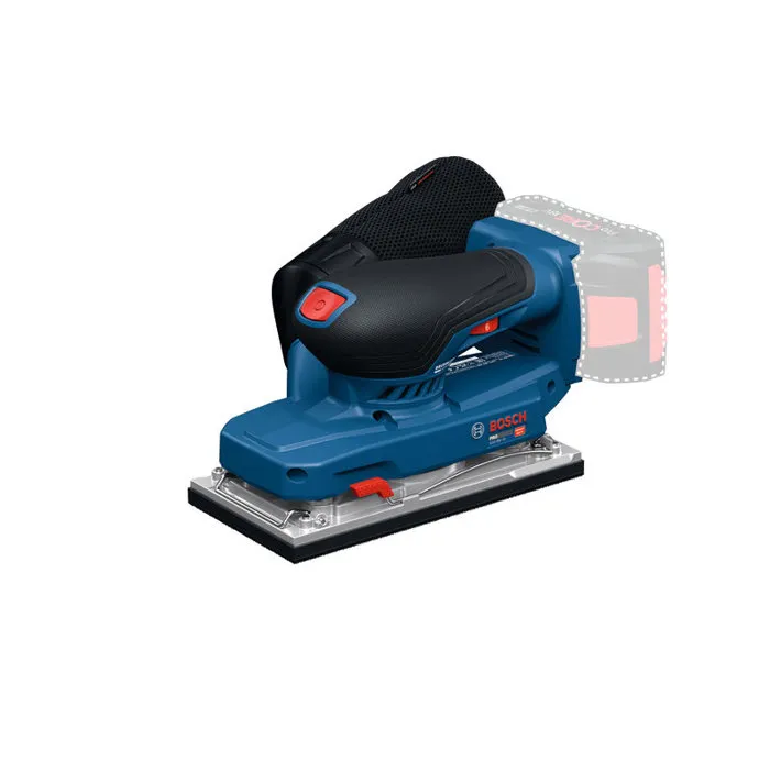 Bosch Professional Lijadora Orbital Inalámbrica GSS18V-18 con Bolsa para Polvo y Hoja Abrasiva, Herramienta Eléctrica